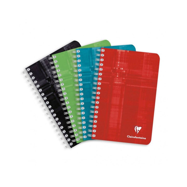 Clairefontaine Assorted 4.25"x6.75" Lined Spiral Notebook 90ct