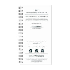 Photo of At-A-Glance 2027 3.25" x 6.25" Weekly Planner Refill for 7000805.