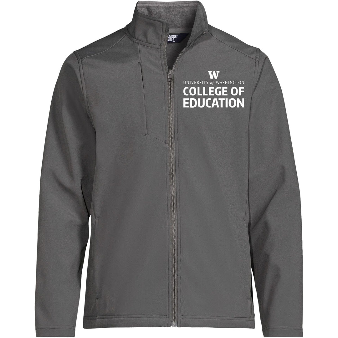Lands' End Men's UW College of Education Soft Shell Jacket
