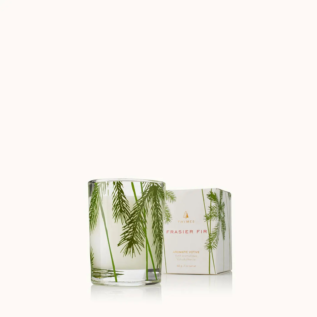 Thymes Frasier Fir Pine Needle Votive Candle 2oz