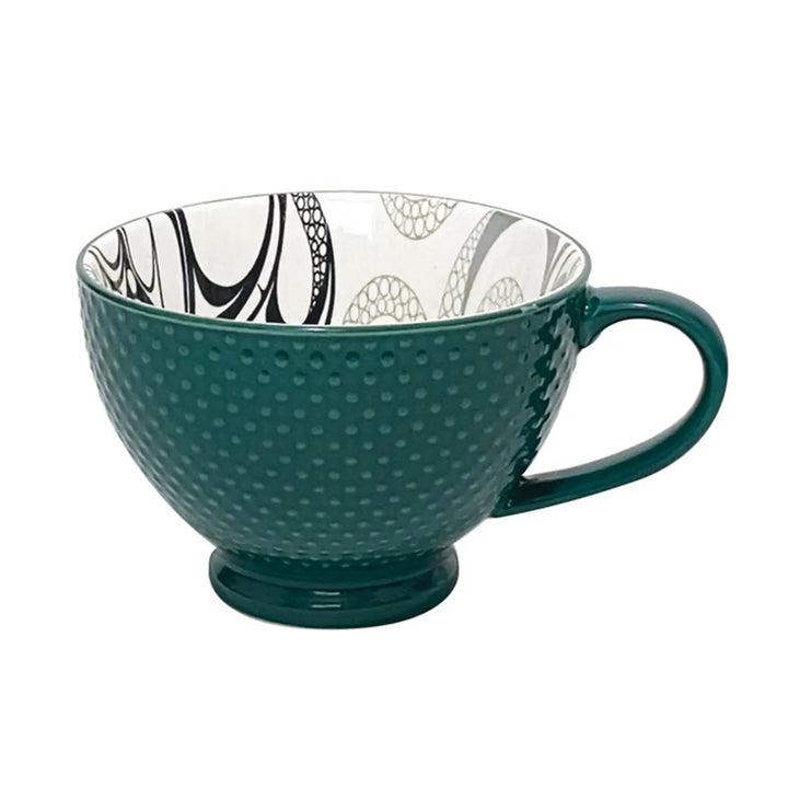 Native Northwest Octopus Porcelain Art Mug