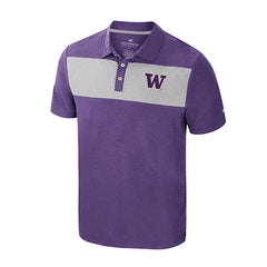 Photo of Colosseum Men's Washington Huskies FW26 Cloud Jersey Polo.