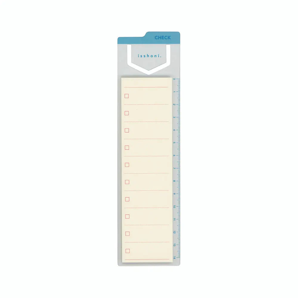 Isshoni. Blue To-Do List Sticky Notes with Index Tabs