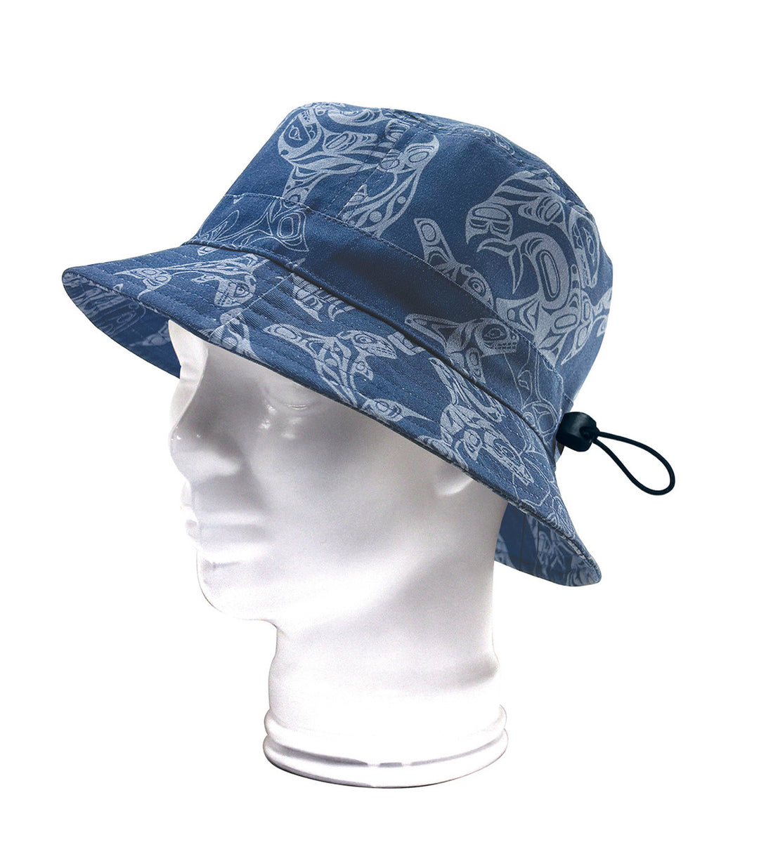 Native Northwest Orca Family Bucket Hat