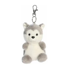 Aurora Palm Pals Husky Busky Clip-On Plush