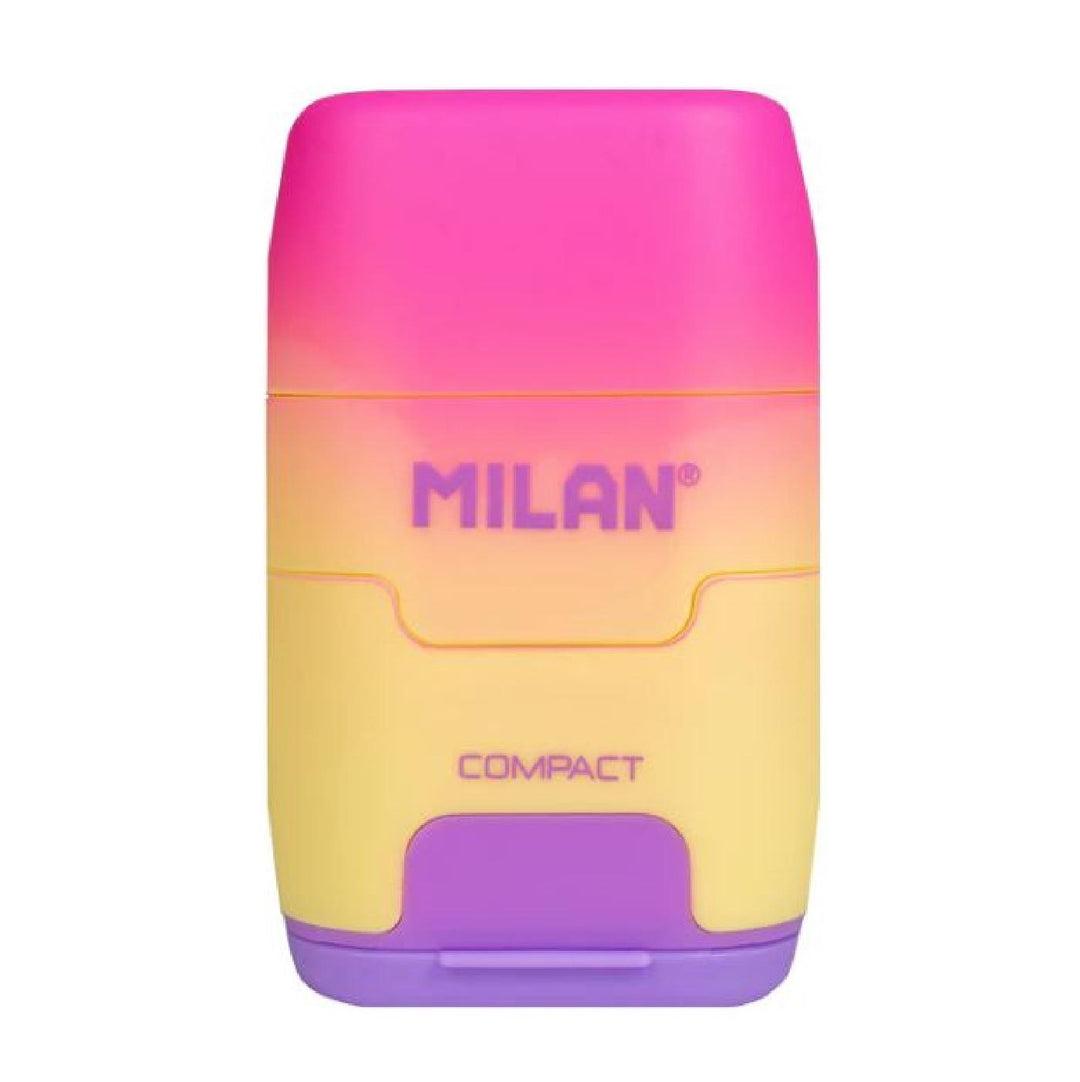 Milan Sunset Capsule Sharpener and Eraser