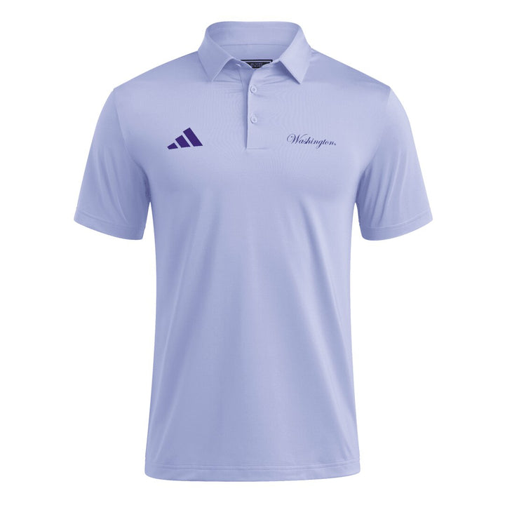 adidas Men's SS25 Script Washington Ultimate365 Solid Polo
