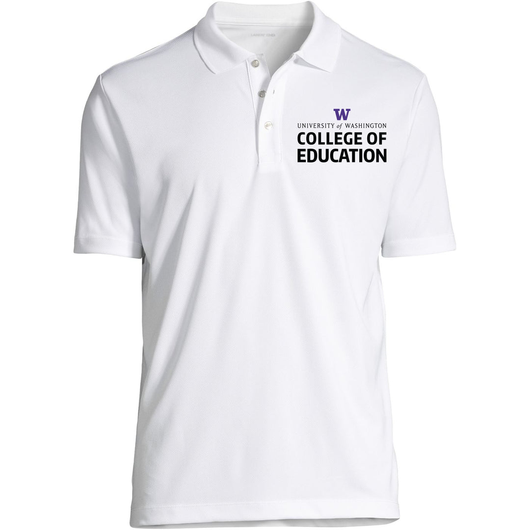 Lands' End Men's UW College of Education Flagship Performance Polo