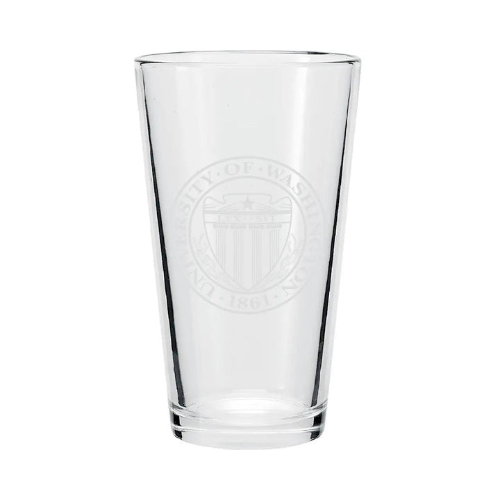Neil U of W Seal Traditional Pint Glass 16oz