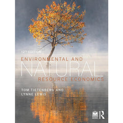 Environmental and Natural Resource Economics (12E 24)