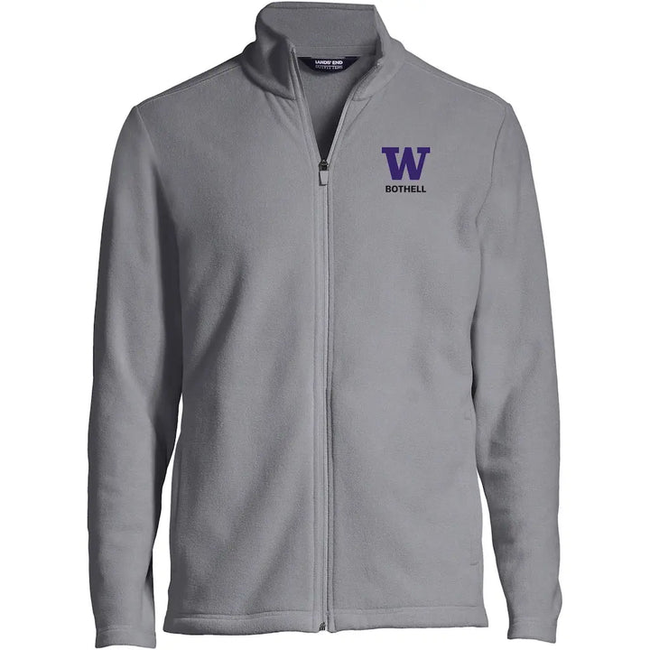 Lands' End Men's UW Bothell Thermacheck Fleece Full Zip