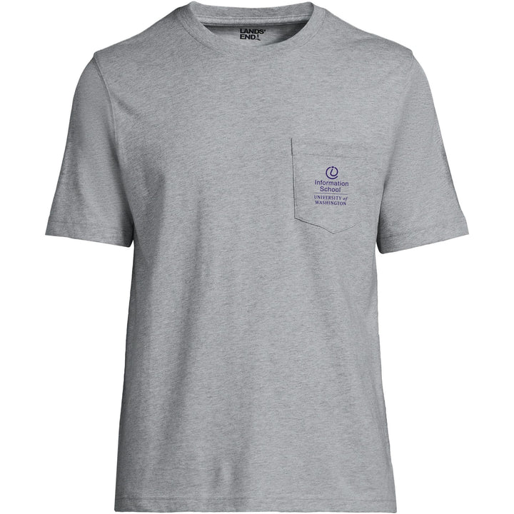 Lands' End Unisex UW Information School Short Sleeve Pocket T-Shirt