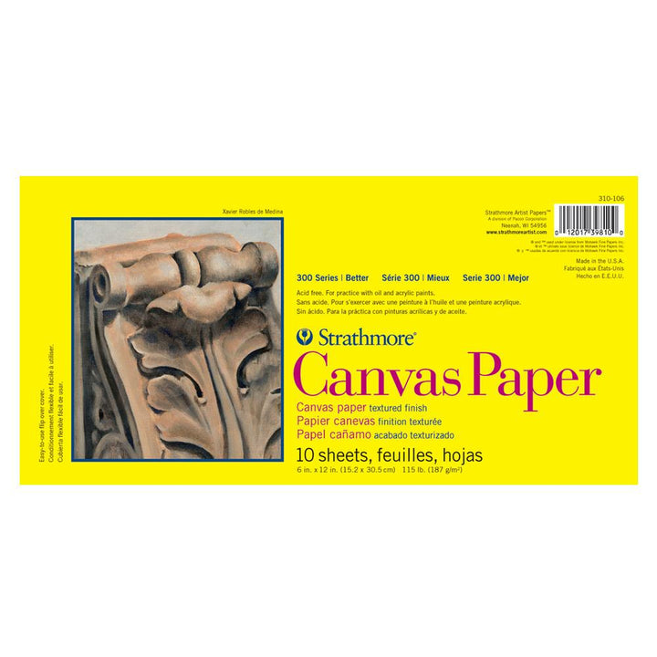 Strathmore 300 Series Canvas Paper Pad