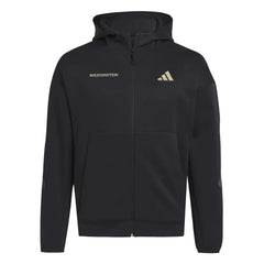 Photo of adidas Men's Washington Huskies Wordmark ZNE Full Zip Hoodie.