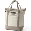 Lands' End Natural Canvas UW Foster Alumni Zip Top Tote Bag thumbnail