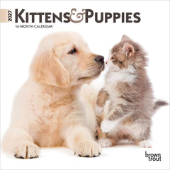 Photo of 2027 Kittens & Puppies Mini Calendar.