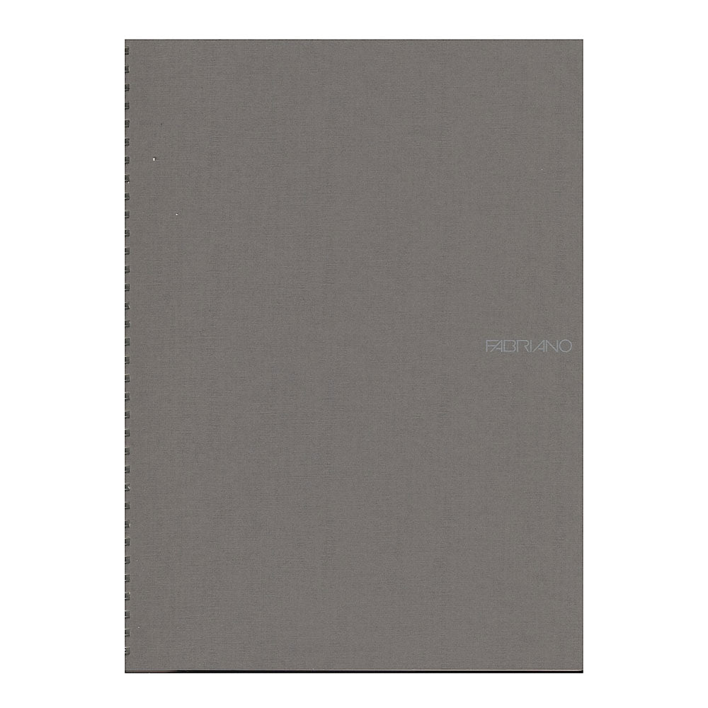Fabriano EcoQua Wire Bound Blank 8"x11" Notebook 70ct