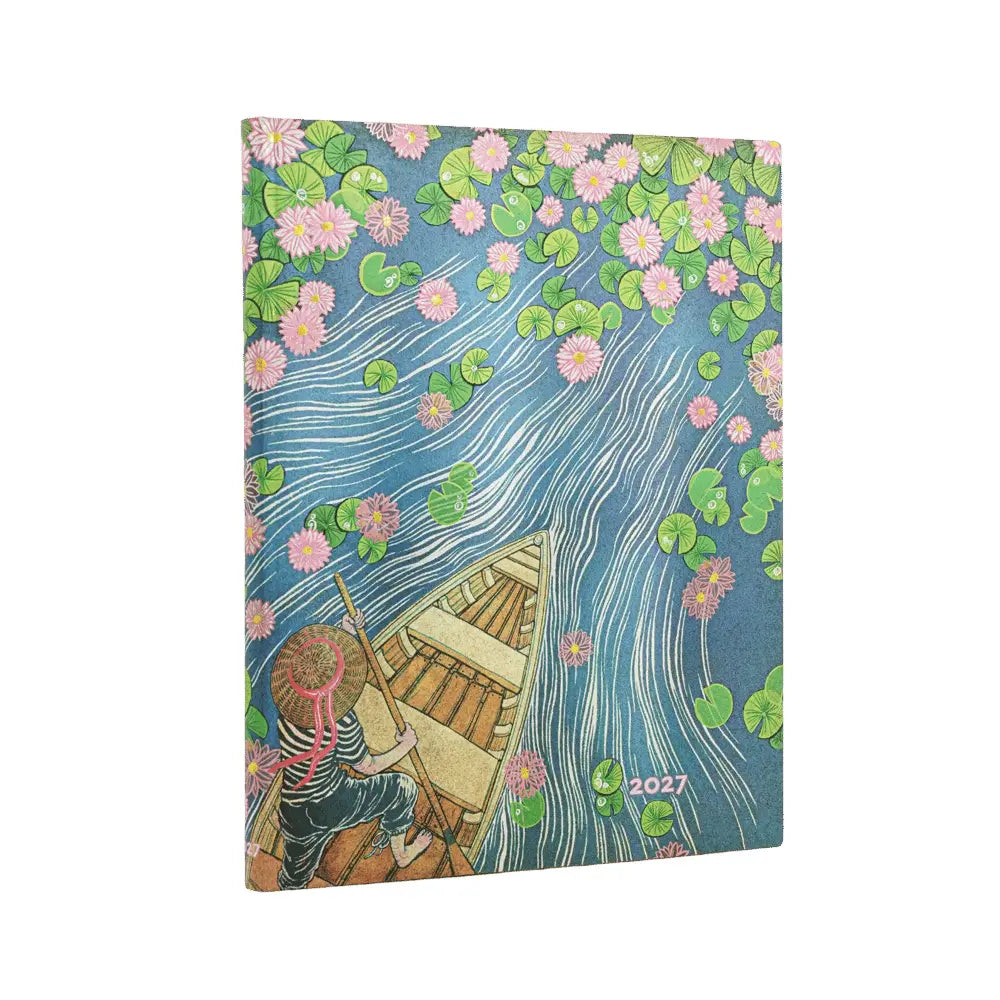 2027 Lotus River Ultra Vertical Softcover 12-Month Weekly Planner