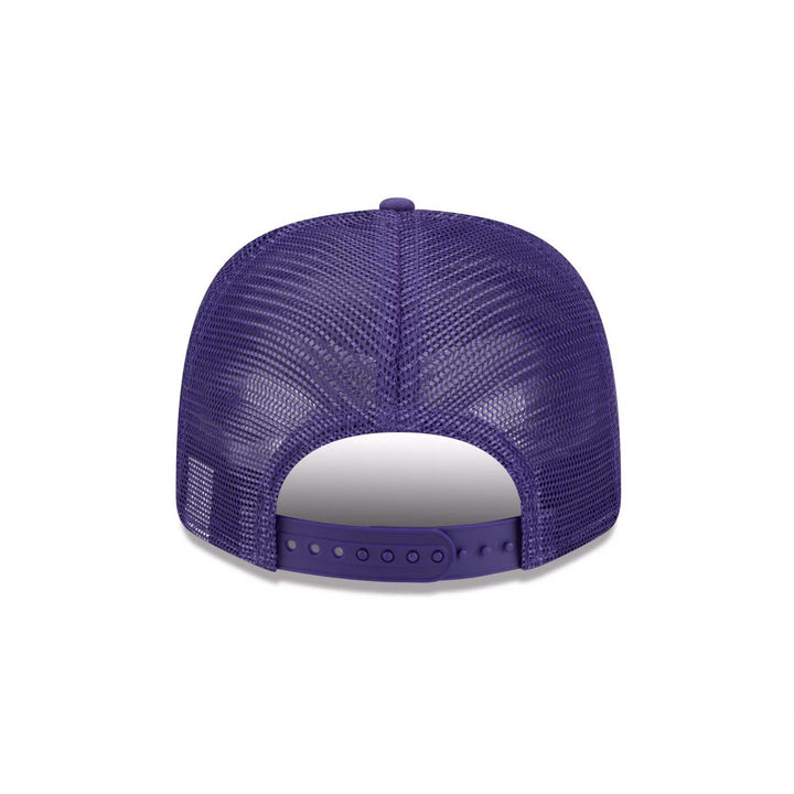 New Era Purple 9Seventy LABELED Mesh Back Stretch Snap Adjustable Hat