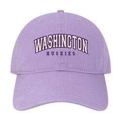 Photo of Legacy Lavender Washington Huskies Noble Arch EZA Relaxed Twill Adjustable Hat.