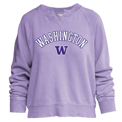 Camp David Women's Washington Crystalline Print Willow Crewneck