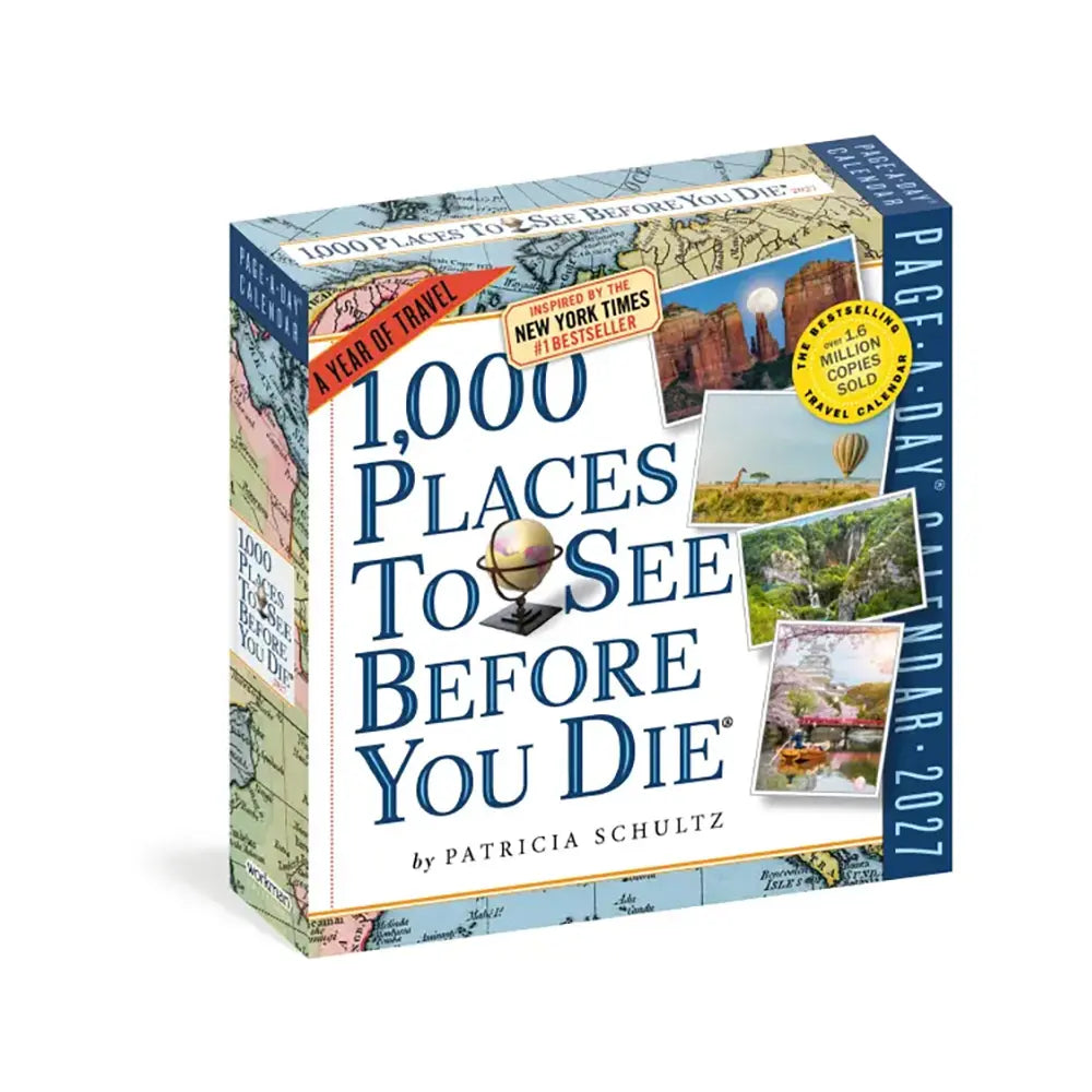 1,000 Places to See Before You Die Page-A-Day 2027 Calendar