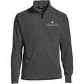 Lands' End Men's UW School of Nursing Thermacheck Fleece Quarter Zip Charcoal thumbnail