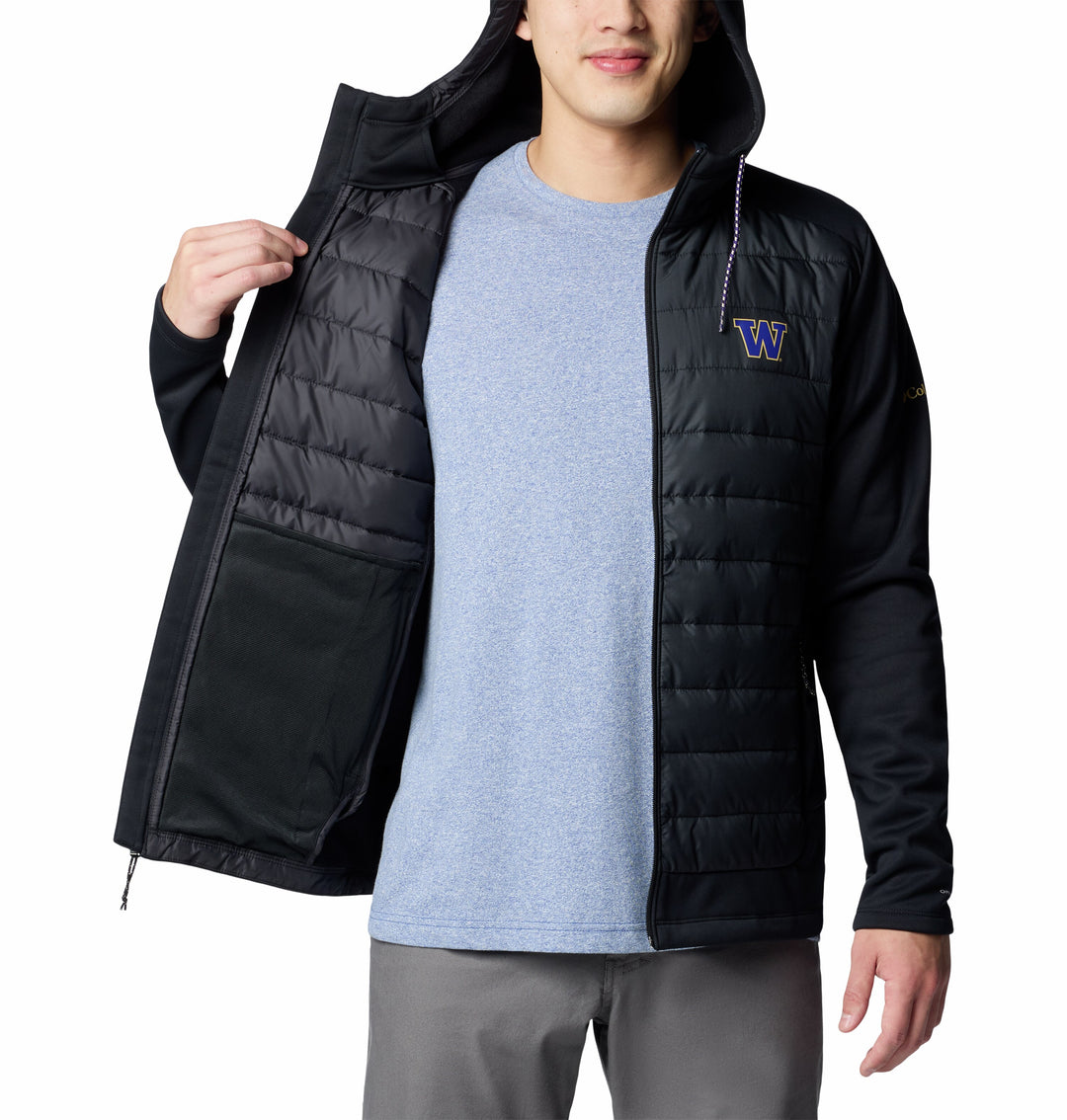 Columbia Men's W Out Shield Hybrid Full Zip Puffer Hoodie