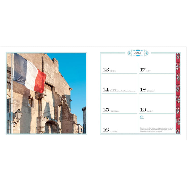 French Country Diary 12-Month 2026 Engagement Calendar