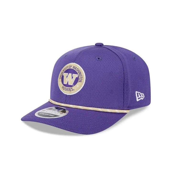 New Era Purple 9Seventy Circle Rope CFB Sideline Stretch Snap Adjustable Hat