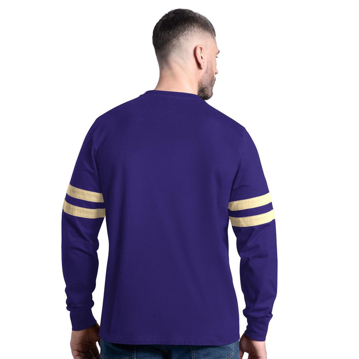 Starter Men's Huskies W Applique SS25 Heavy Long Sleeve Tee