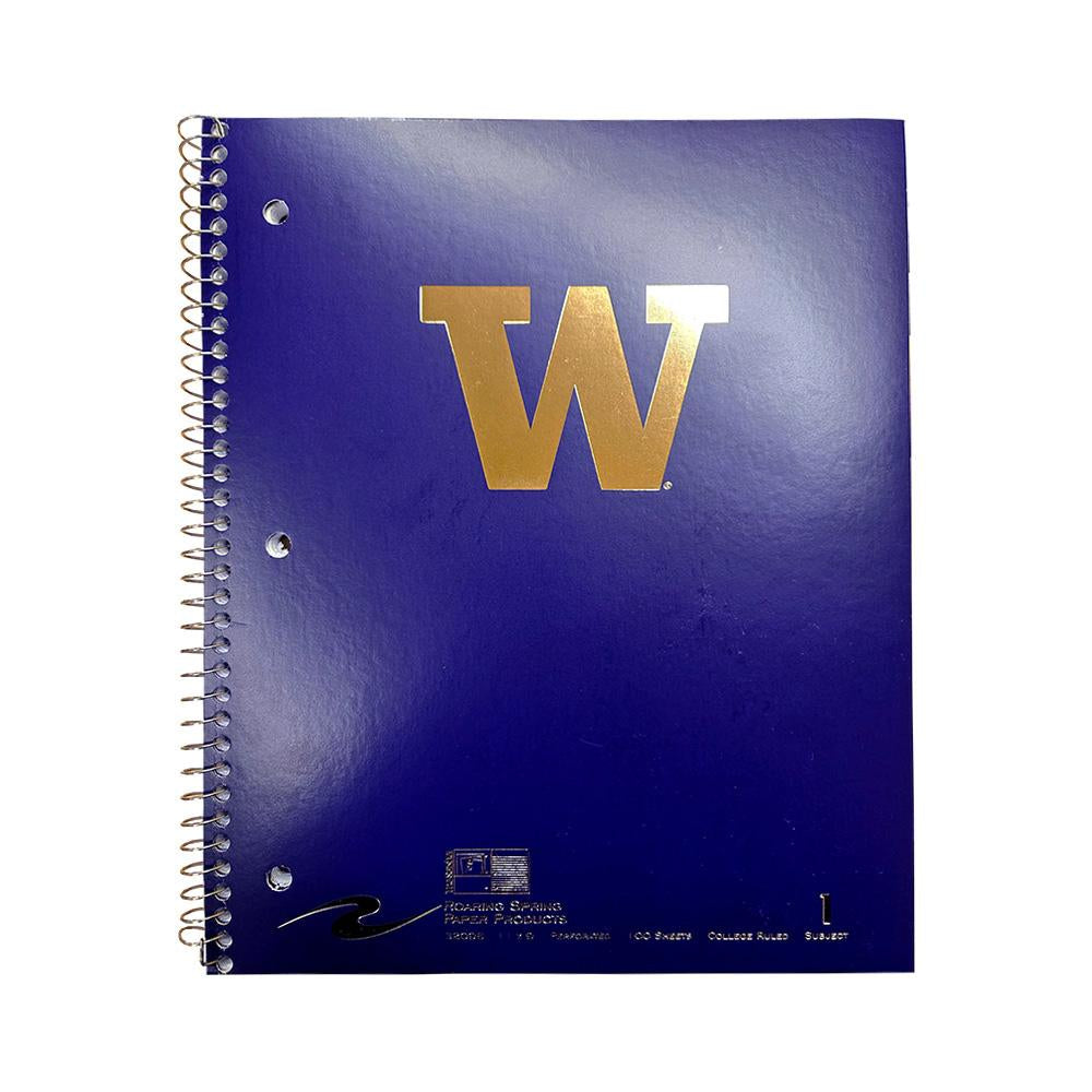 RS 'W' Logo 8.5" x 11" 1-Subject Notebook