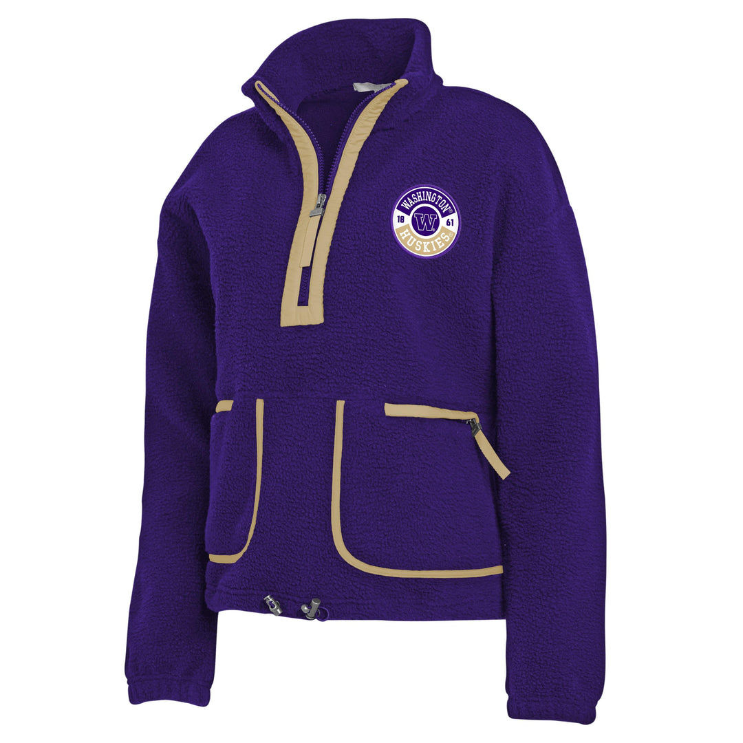 WEAR Women's Washington Huskies FW24 Polar Fleece Half Zip
