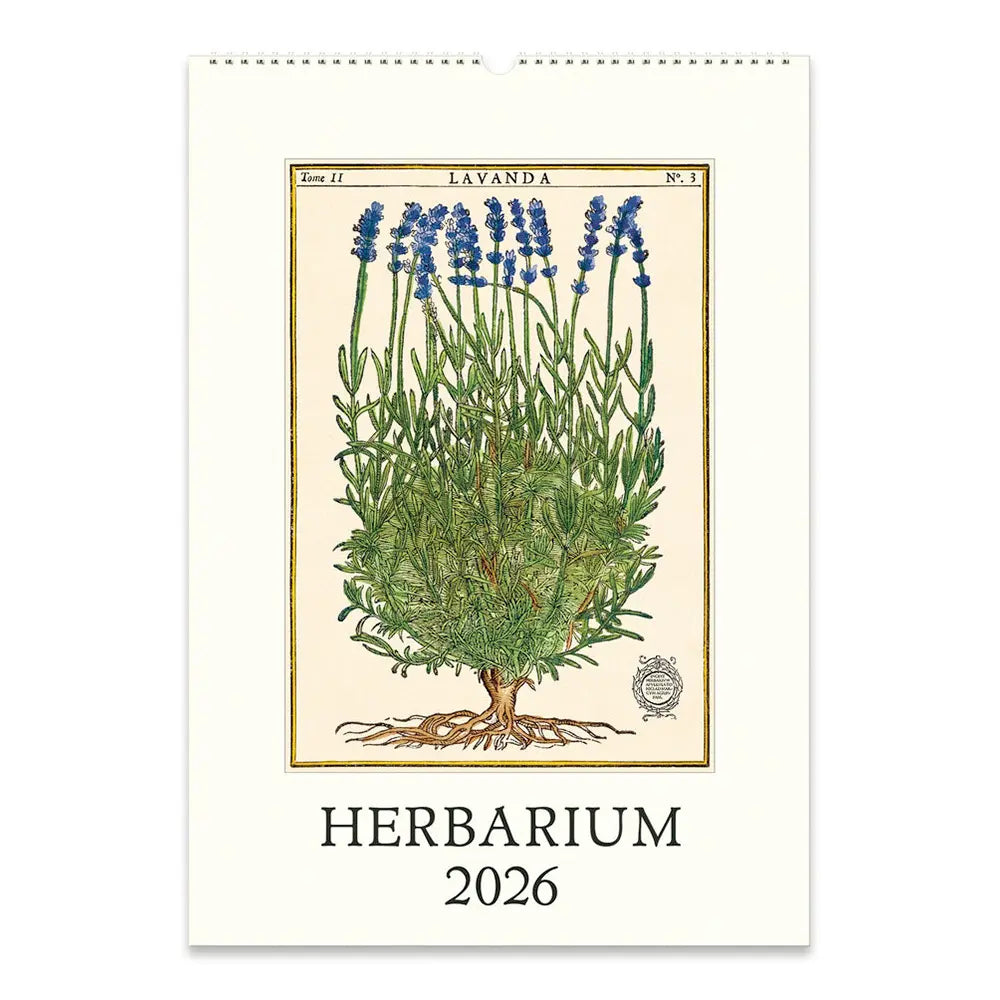 Cavallini Herbarium 2026 Wall Calendar