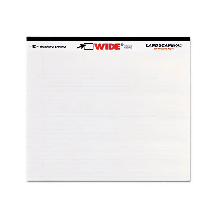 Roaring Spring College Ruled Stapled Landscape Notepad