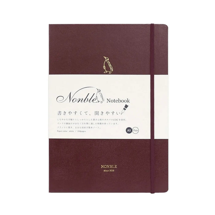 Kinokuniya Nonble A5 Hardcover Notebook 208 Pages