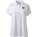 Lands' End Women's UW School of Music Polyester Polo White thumbnail