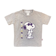 Third Street Gray Toddler Washington Stacked Snoopy Peanuts Tee