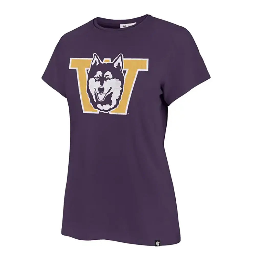 47 Brand Women's Washington Huskies Vault Dawg Frankie Tee