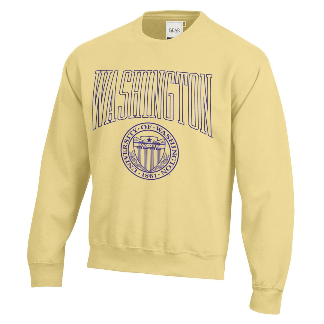 GFS Unisex Washington Outline Seal Big Cotton Crewneck
