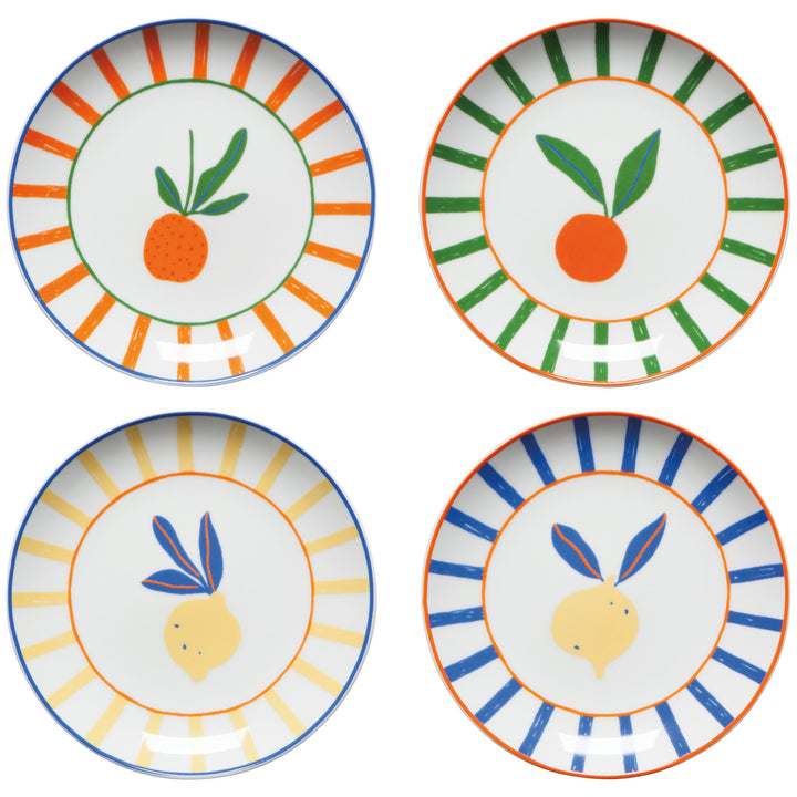 Danica Citrus Burst Assorted Appetizer Plate