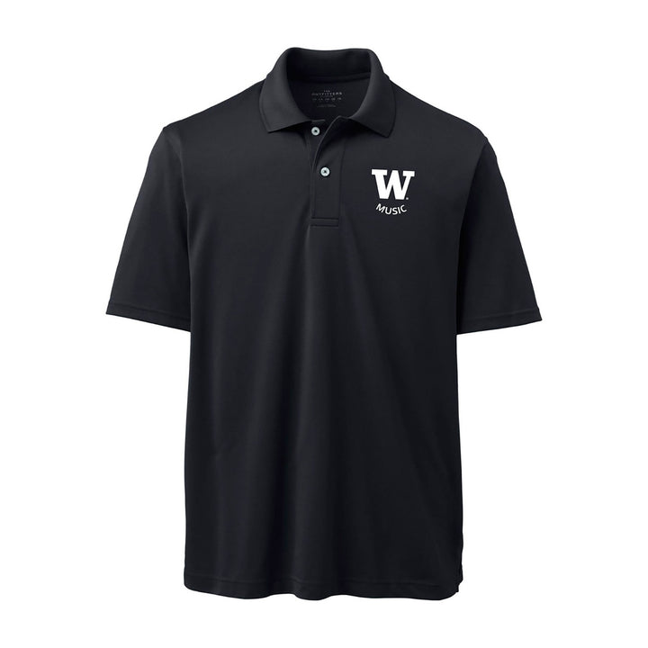 Lands' End Men's UW School of Music Polyester Polo