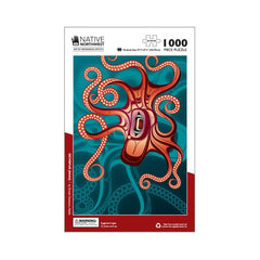 Native Northwest Octopus 1000 pcs Puzzle