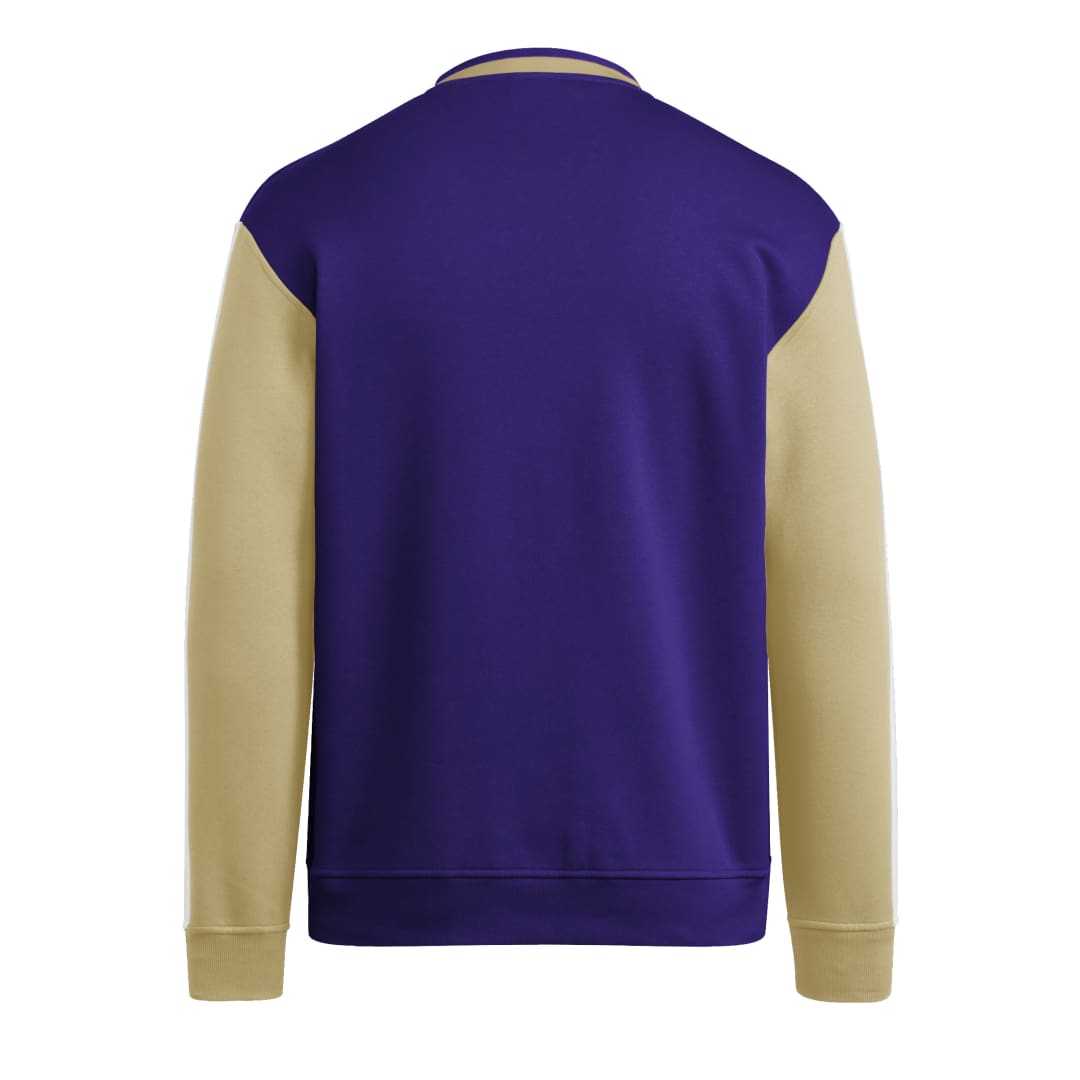 adidas Men's W B1G FW25 Colorblock Sleeve Stripe Crewneck