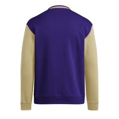 adidas Men's W B1G FW25 Colorblock Sleeve Stripe Crewneck Back Hover