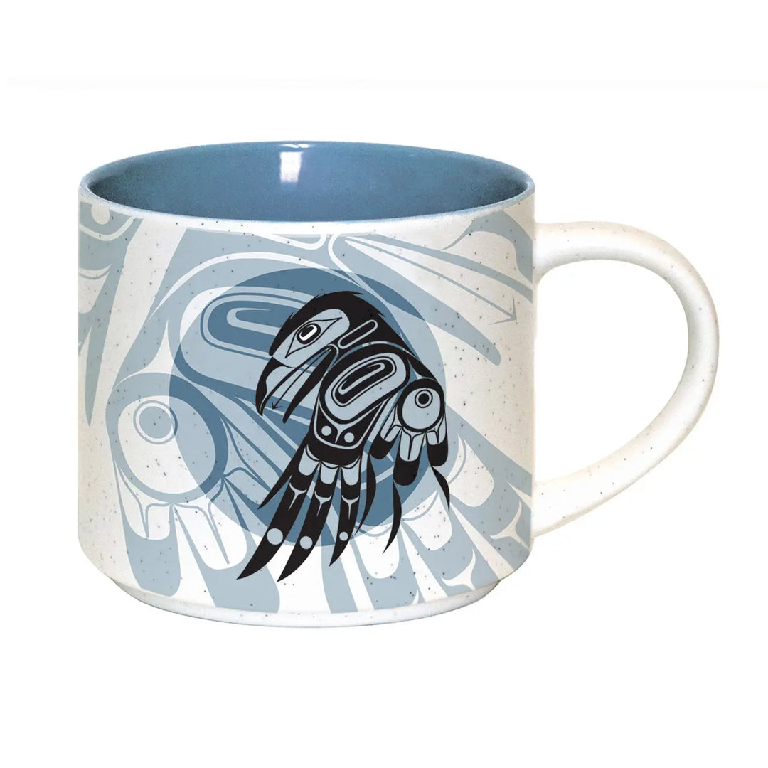 Native Northwest Raven Moon Ceramic Mug 16oz