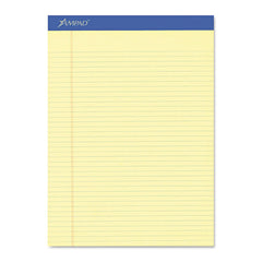 Ampad Canary Narrow Ruled Perforated Evidence Legal Pad 50ct
