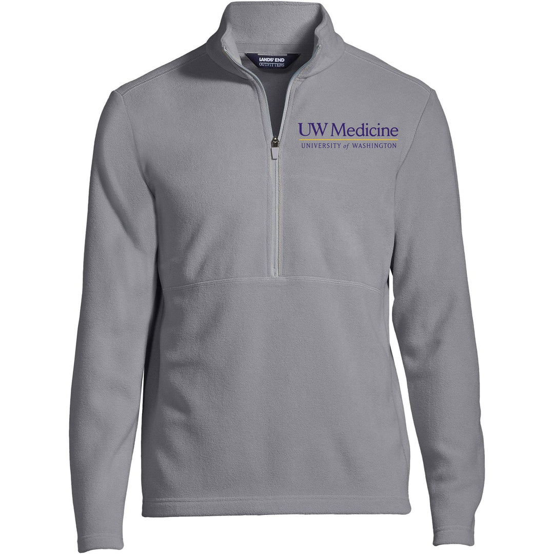 Lands' End Men's UW Medicine ThermaCheck Fleece Quarter Zip