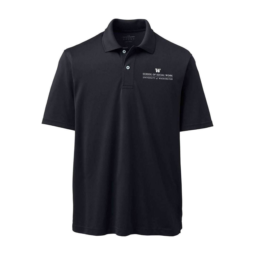 Lands' End Men's UW School of Social Work Polyester Polo
