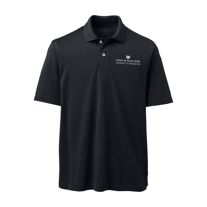 Lands' End Men's UW School of Social Work Polyester Polo